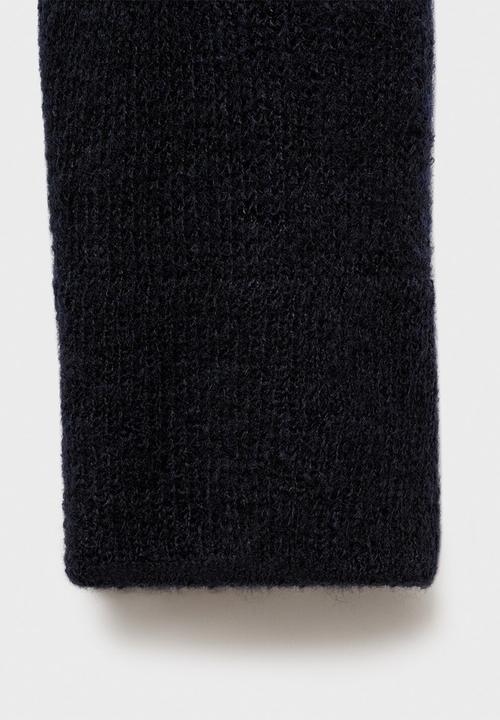 MANGO - Sweater pili - navy