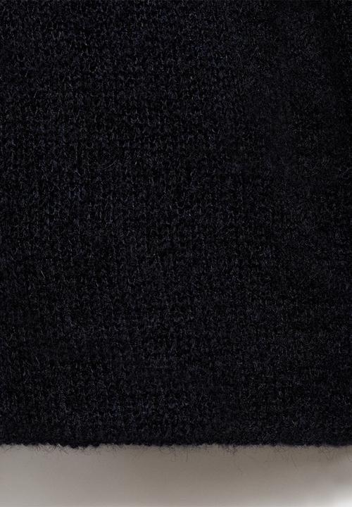 MANGO - Sweater pili - navy