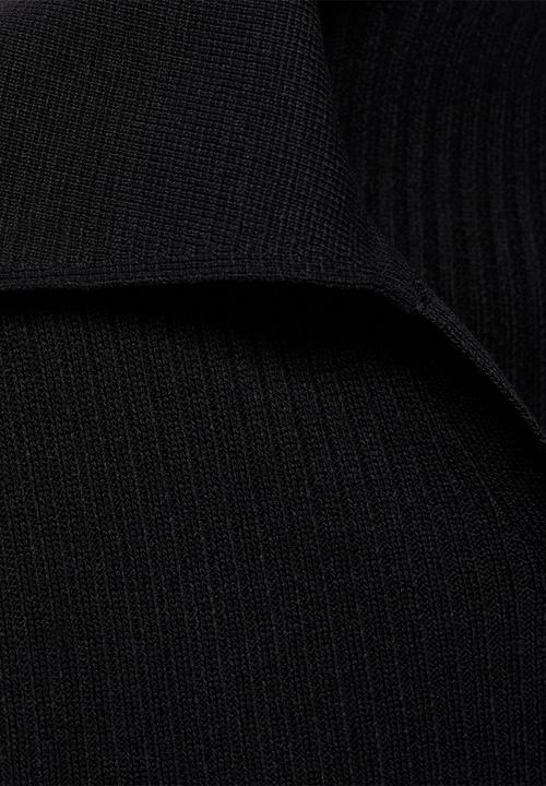 MANGO - Sweater button - black