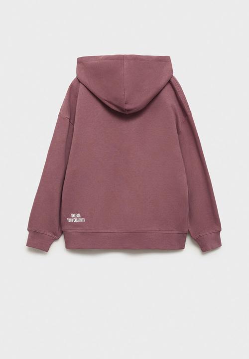 MANGO - Sweatshirt free - dark red