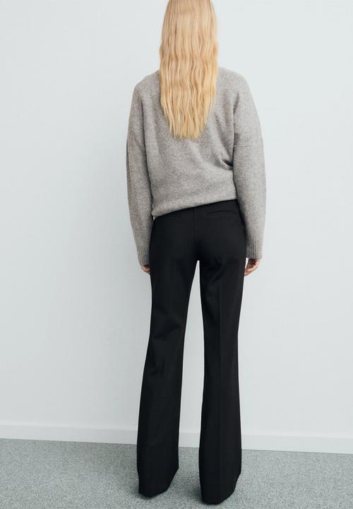 MANGO - Trousers emma - black
