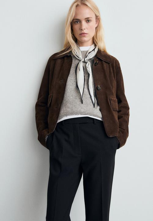 MANGO - Trousers emma - black