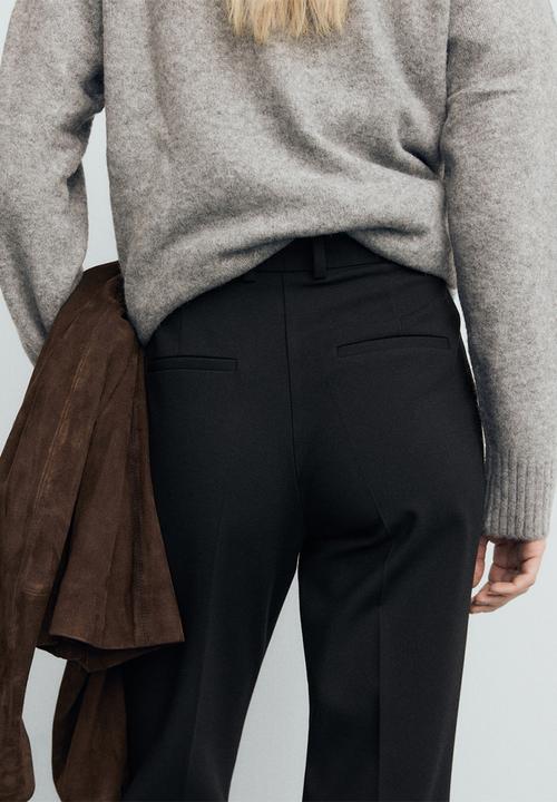 MANGO - Trousers emma - black