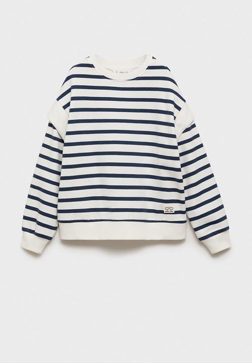 MANGO - Sweatshirt hombri - navy