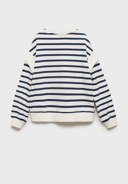 MANGO - Sweatshirt hombri - navy