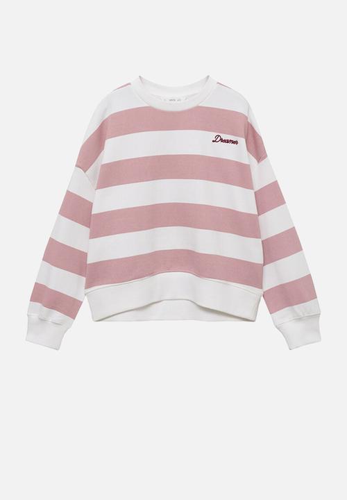 MANGO - Sweatshirt dreamer - pink