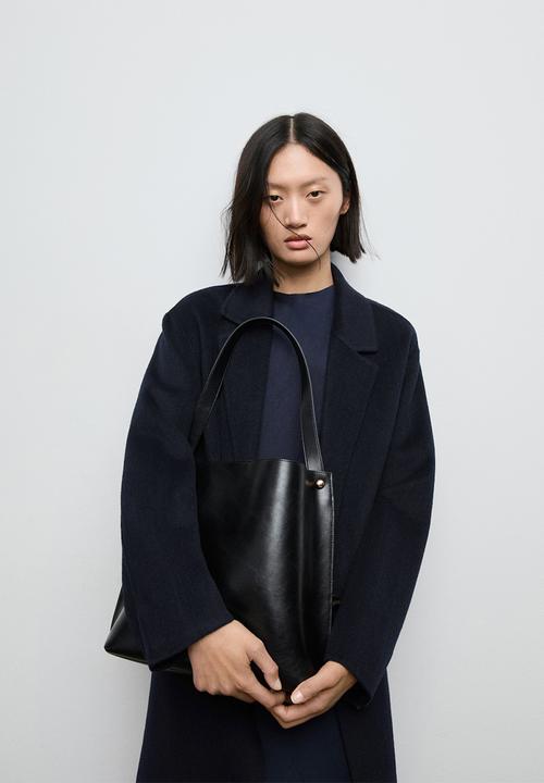 MANGO - Coat vilto - navy