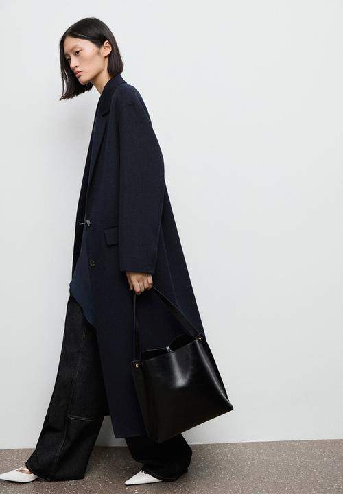 MANGO - Coat vilto - navy