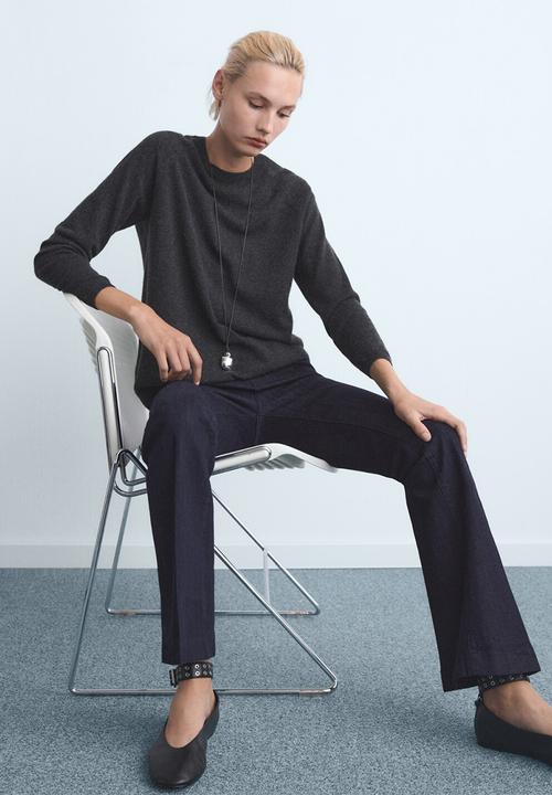 MANGO - Jeans jolene - open blue