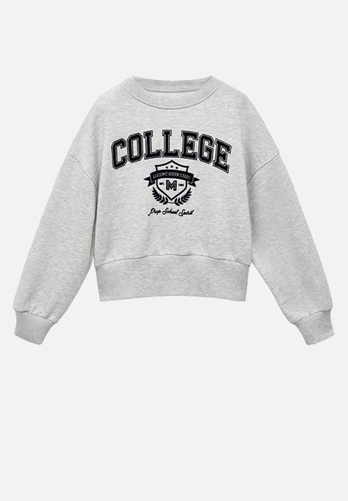 MANGO - Sweatshirt cambri - medium gray