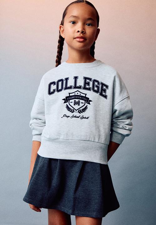 MANGO - Sweatshirt cambri - medium gray