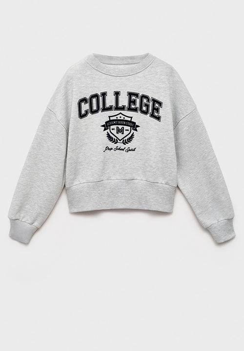MANGO - Sweatshirt cambri - medium gray