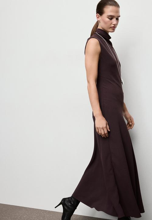 MANGO - Dress coco - brown