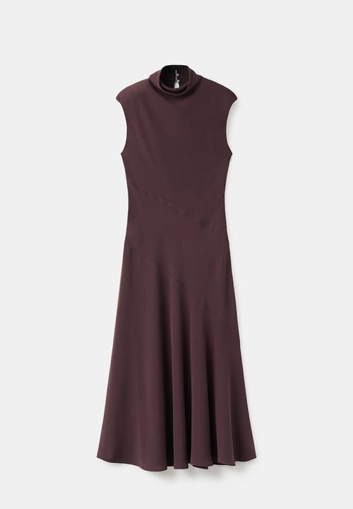 MANGO - Dress coco - brown