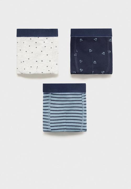 MANGO - Boxers travel - medium blue