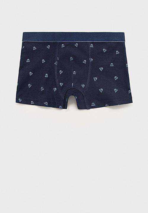 MANGO - Boxers travel - medium blue