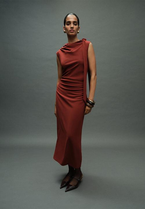 Mie_yamDeuxieme dignity sleeveless WIDE STRAP POLYAMIDE VEST TOP - Ecru / Black | ZARA South Africa
