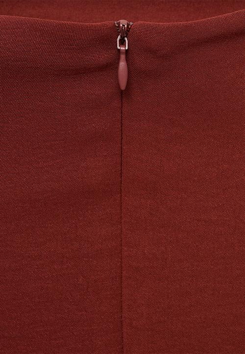 MANGO - Dress vittoria - medium orange