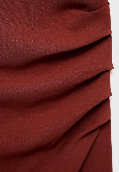 MANGO - Dress vittoria - medium orange