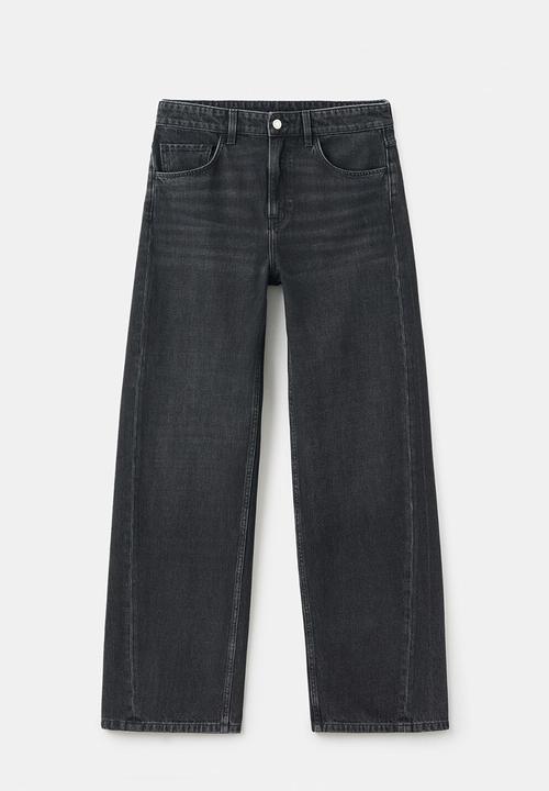 MANGO - Jeans charlot - open gray