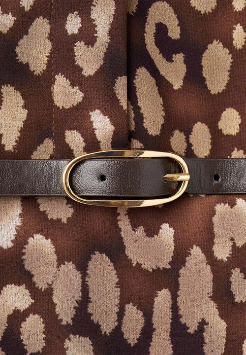 MANGO - Dress stefi - brown