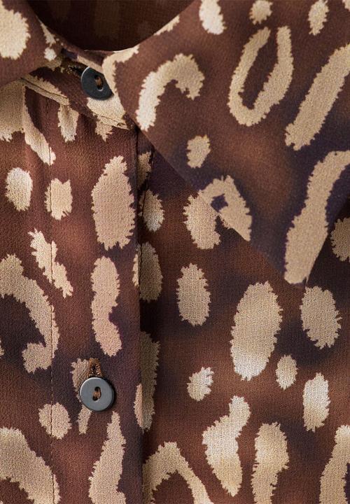 MANGO - Dress stefi - brown