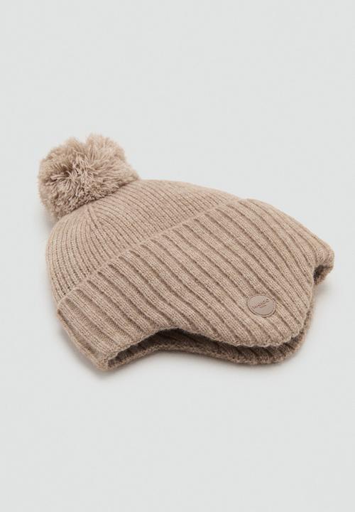 MANGO - Beanie Daniel - Light/Pastel Brown