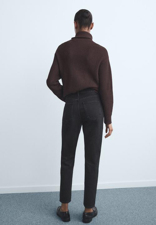 MANGO - Jeans Mom2000 - Open Grey