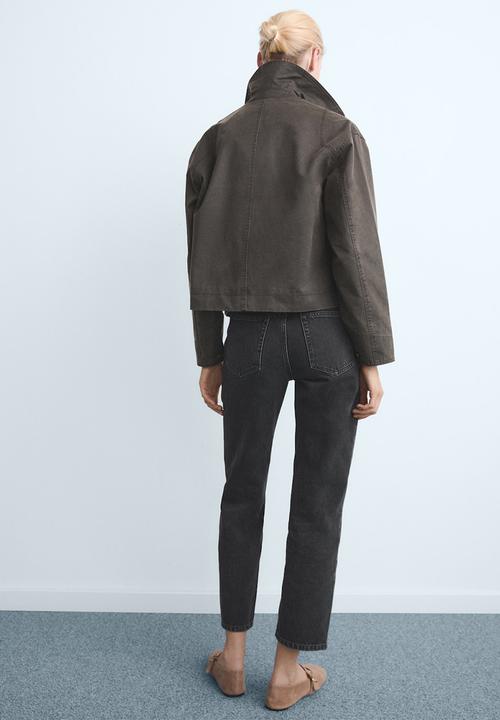 MANGO - Jeans blanca - open gray