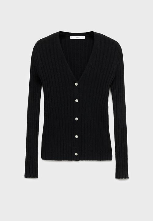 MANGO - Cardigan Flurry - Black
