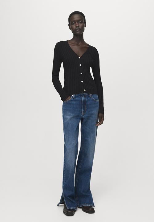 MANGO - Cardigan Flurry - Black