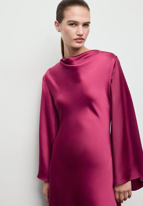 MANGO - Dress maria - bright pink