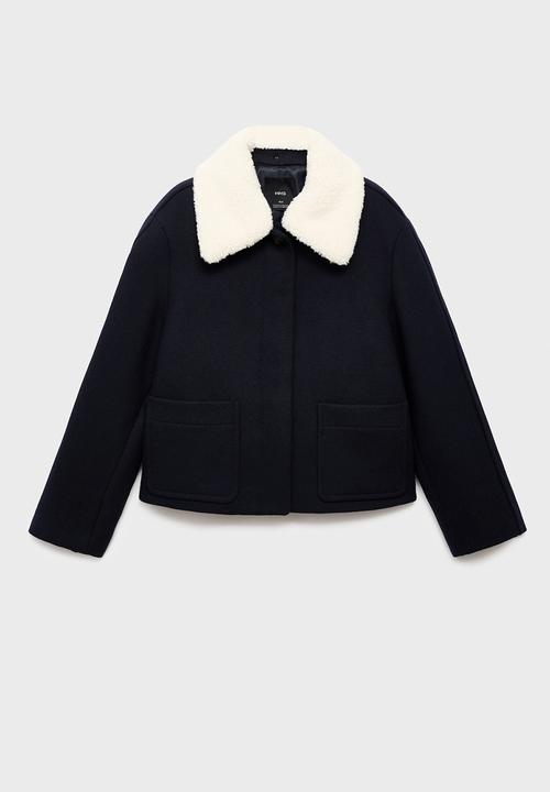 MANGO - Jacket mus - navy