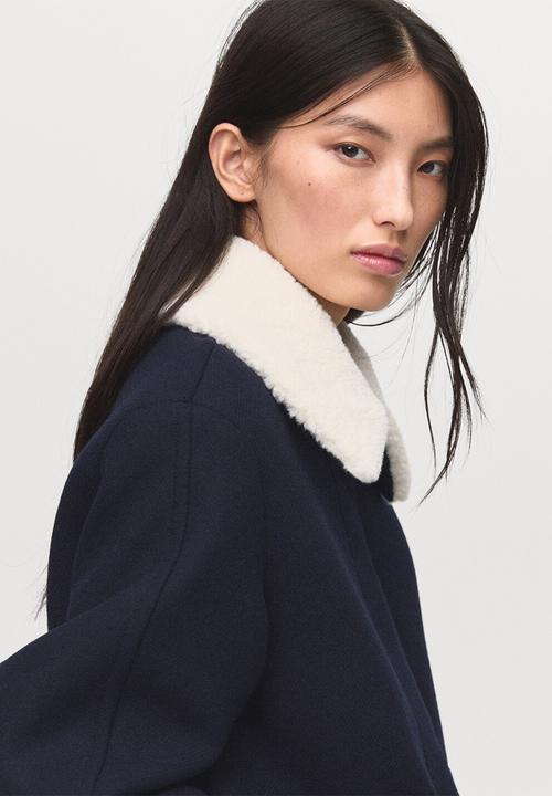 MANGO - Jacket mus - navy