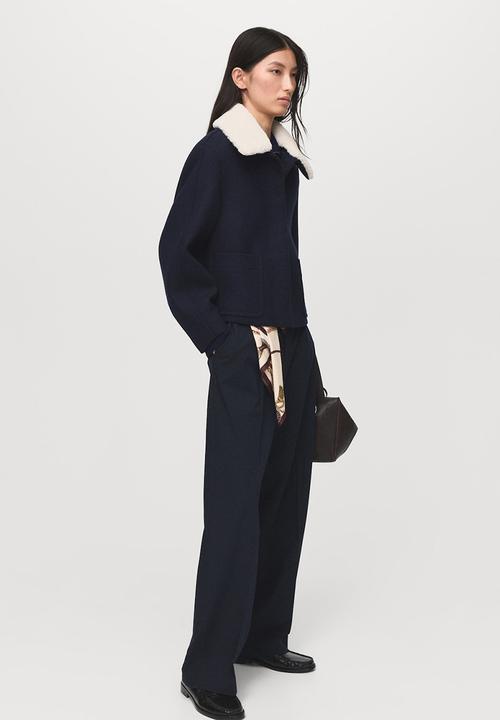 MANGO - Jacket mus - navy