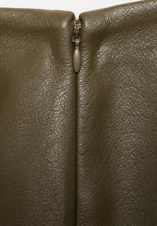 MANGO - Skirt sara - beige/khaki