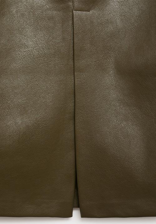MANGO - Skirt sara - beige/khaki