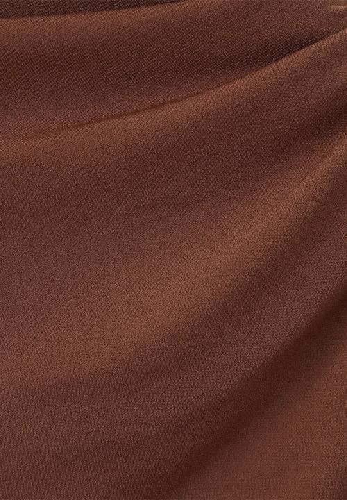 MANGO - T-shirt chasi - brown