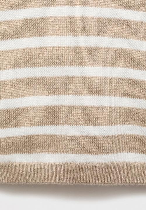 MANGO - Sweater gales - light pastel brown