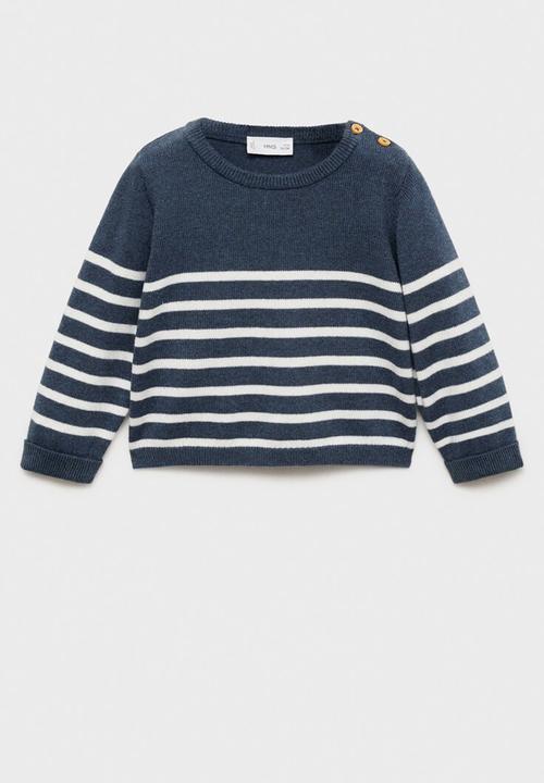 MANGO - Sweater gales - medium blue
