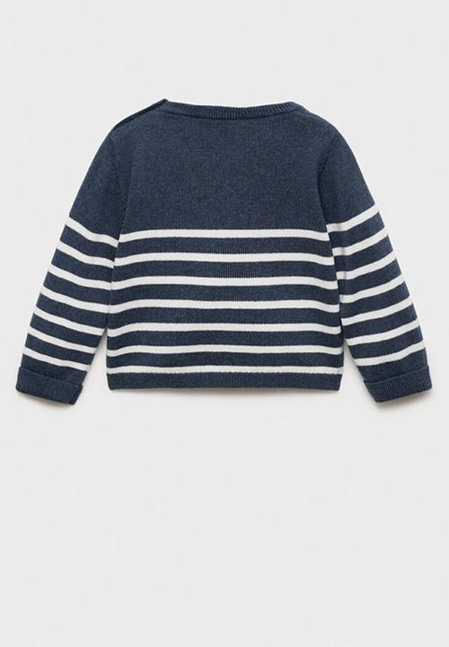 MANGO - Sweater gales - medium blue