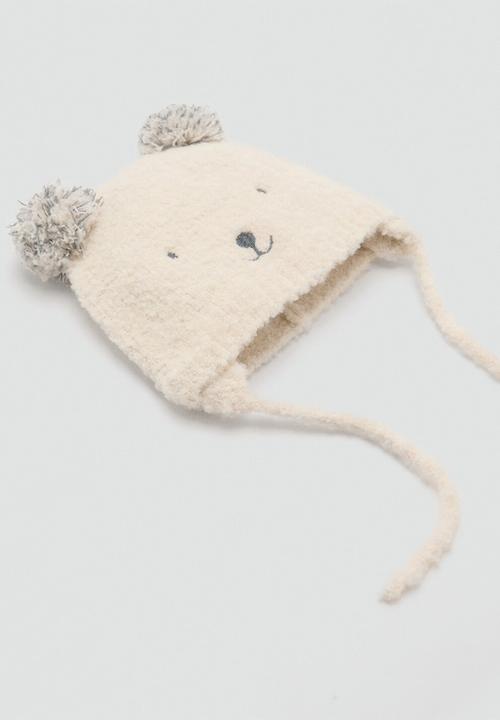 MANGO - Beanie oso - Light Beige