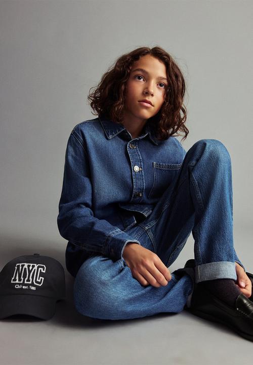 MANGO - Cap uni - navy