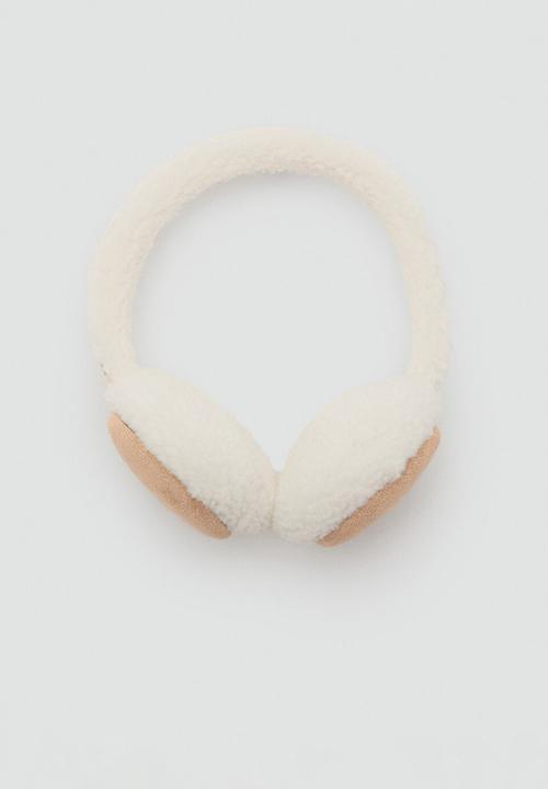 MANGO - Shearling earmuffs - brown