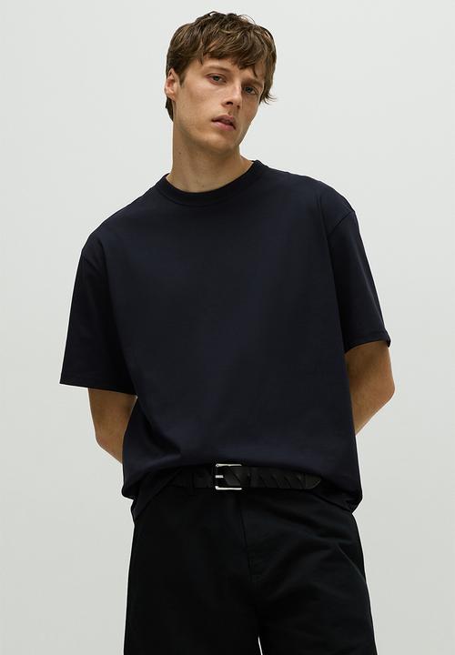 H&M - Coolmax® loose fit t-shirt - navy blue