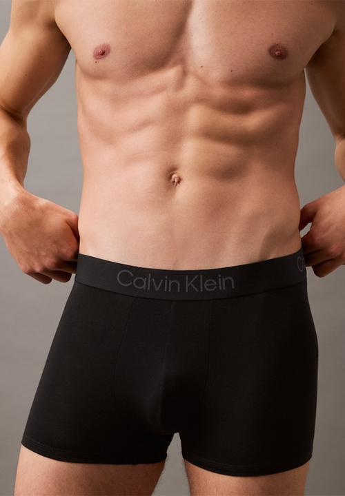 Calvin Klein - Trunk 3Pk - Black, Shoreline, Grey Heather