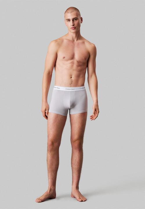 Calvin Klein - Trunk 3Pk - Vint Indigo, Micro Chip, Lilac Qrtz