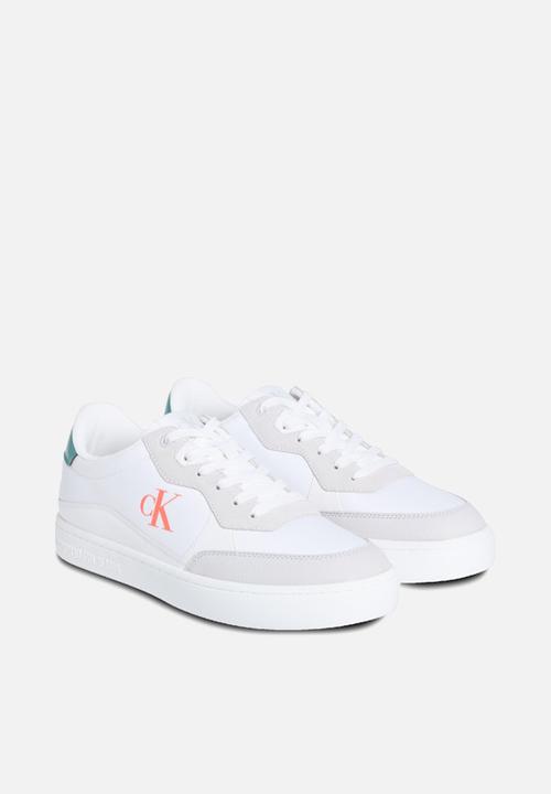 Calvin Klein - Classic Cupsole - Bright White/Wild Green/Tigerilily
