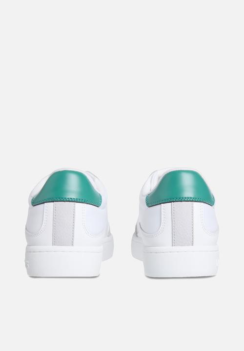 Calvin Klein - Classic Cupsole - Bright White/Wild Green/Tigerilily