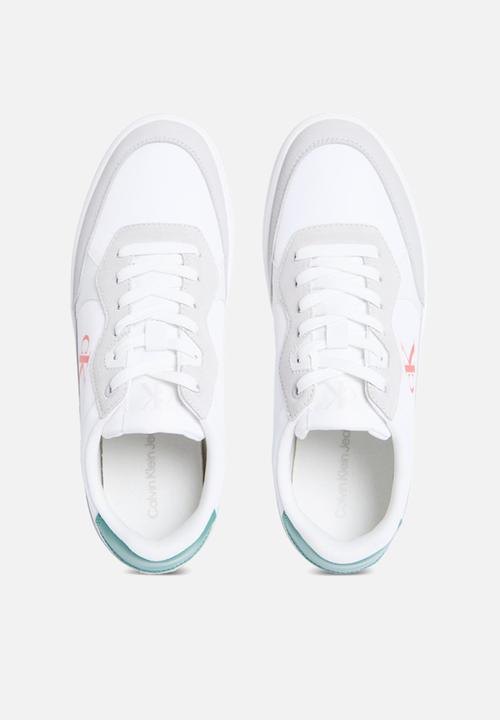 Calvin Klein - Classic Cupsole - Bright White/Wild Green/Tigerilily